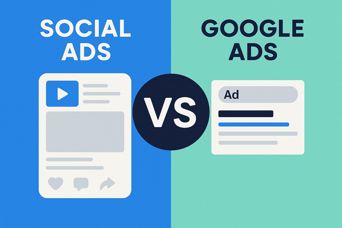 Social AdsVs Google Ads